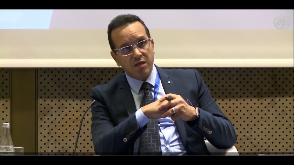 Fethi Mansouri speaking at the 6th World Forum on Intercultural Dialogue